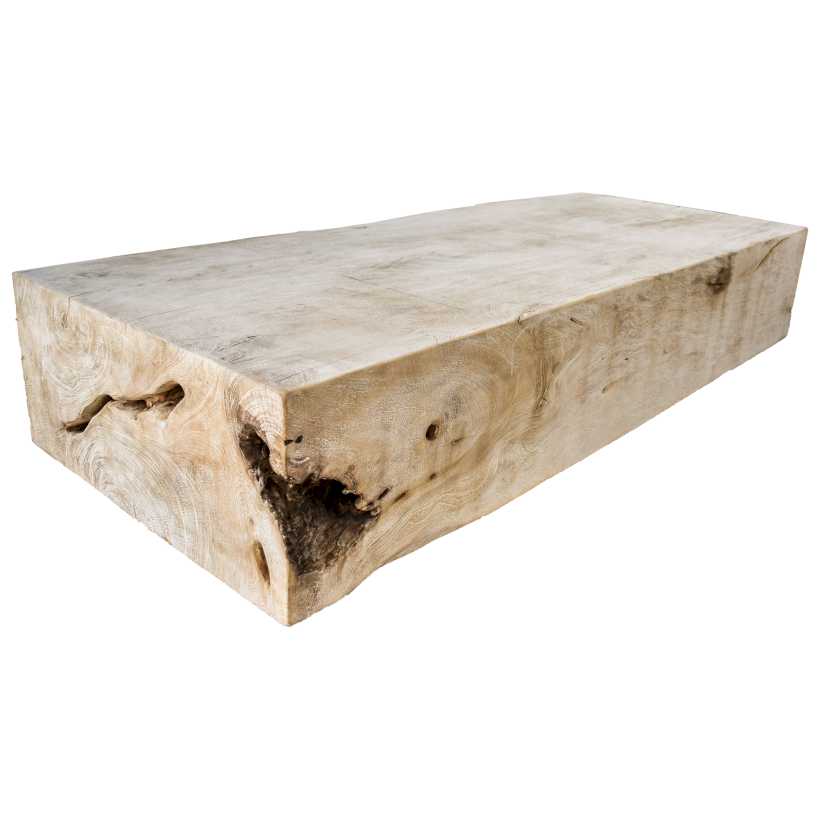 Bleached Mango Wood Coffee Table – Chora Barefoot Luxury Living